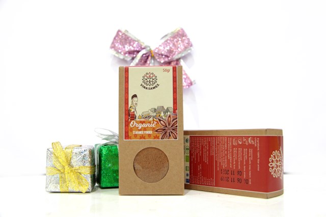 Bột hồi 50g - Vinasamex - Công Ty CP Sản Xuất Và Xuất Khẩu Quế Hồi Việt Nam